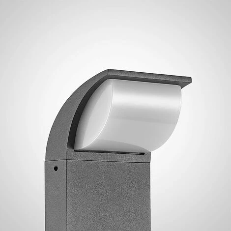 LUCANDE LED Eclairage Exterieur 'Tinna' En Aluminium - Anthracite, Blanc – Image 4