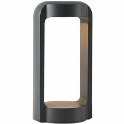 LUCANDE LED Borne Eclairage Exterieur 'Habsa' En Aluminium - Anthracite