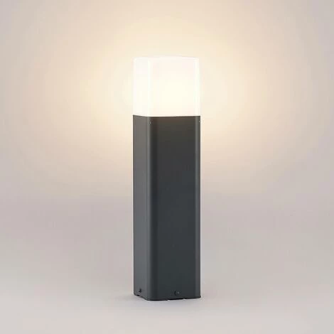 LUCANDE Luminaire Extérieur à Intensité Variable 'Obuna' En Aluminium - Anthracite, Blanc – Image 3