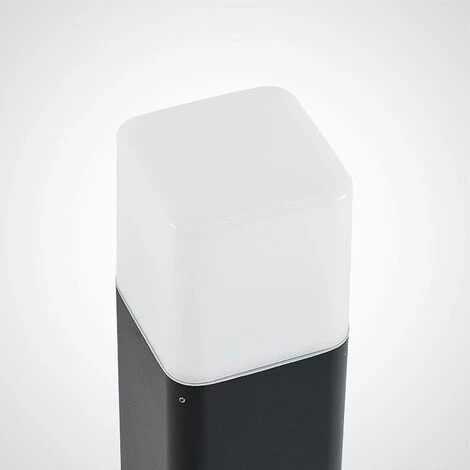 LUCANDE Luminaire Extérieur à Intensité Variable 'Obuna' En Aluminium - Anthracite, Blanc – Image 4