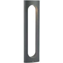 LUCANDE LED Eclairage Exterieur 'Fenti' En Aluminium - Gris Foncé