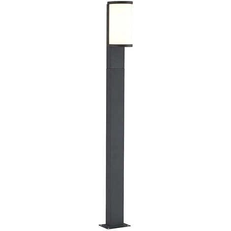 LUCANDE LED Eclairage Exterieur 'Jokum' En Aluminium - Graphite (RAL 840-M), Blanc