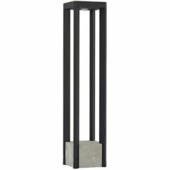 LUCANDE LED Eclairage Exterieur 'Kalisa' En Aluminium - Gris Foncé (RAL 840-M)