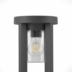 LUCANDE Luminaire Extérieur à Intensité Variable 'Overa' En Aluminium - Gris Foncé (RAL 840-M), Transparent