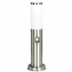 LINDBY Luminaire Extérieur 'Kristof' En Inox - Inox, Blanc