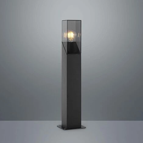 LUCANDE Luminaire Extérieur à Intensité Variable 'Fiola' En Aluminium - Anthracite, Transparent – Image 4