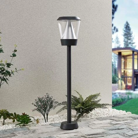 LUCANDE LED Eclairage Exterieur 'Tiany' En Aluminium - Anthracite, Transparent – Image 2