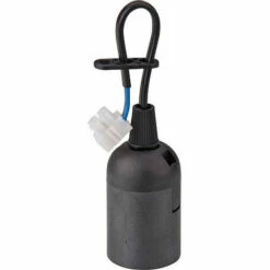 BANYO Culot De Lumiere E27 60W Avec Borne à Fiche VPE 10 Stück