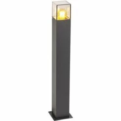 QAZQA Denmark - LED Smart Dimmable Lampe Sur Pied Extérieurincl. Wifi Moderne Variateur Inclus - 1 Lumière - L 85 Mm - Anthracite - Moderne - Éclairage Extérieur - Anthracite