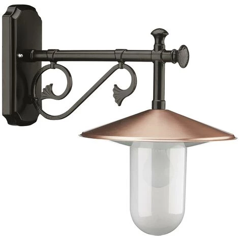 NOVOLUX Appliquer DELTA IP44 E27 42W Noir DOPO 082A-G05X1A-02