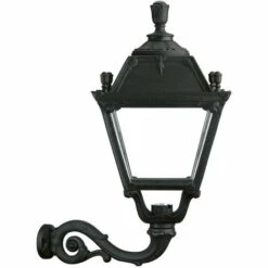 Applique Murale Classique CITY INDURA IP55 E27 70W Noir DOPO 056B-G05X1A-02