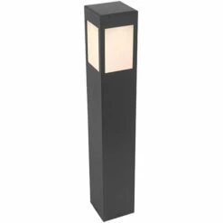 QAZQA Charlotte - LED Lampe Detecteur De Mouvement Solaire Moderne - 1 Lumière - L 13 Cm - Noir - Moderne - Éclairage Extérieur - Noir