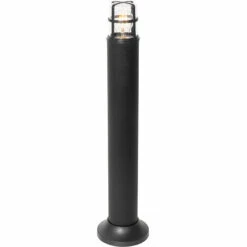 QAZQA Kiki - Lampe Sur Pied Extérieur Moderne - 1 Lumière - Ø 160 Mm - Noir - Moderne - Éclairage Extérieur - Noir