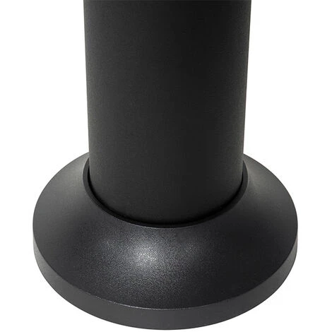 QAZQA Kiki - Lampe Sur Pied Extérieur Moderne - 1 Lumière - Ø 160 Mm - Noir - Moderne - Éclairage Extérieur - Noir – Image 3