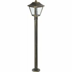 LEDVANCE, S.A.U LEDVANCE Luminaires LED D'extérieure: Pour Le Sol, E27, ENDURA CLASSIC TRADITION ALU 220-240 V, IP44 - Schwarz/Gold