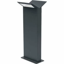 LEDVANCE, S.A.U LEDVANCE Luminaire Mural Et Plafonnier LED: Adapté à Sol, ENDURA STYLE BAT 9,5W, 220-240 V, Blanc Chaud, 3000 K, Matériau De Corps: Aluminum, IP44 - Dunkelgrau