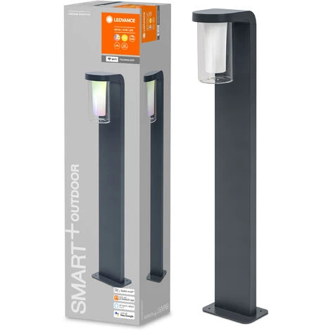 LEDVANCE, S.A.U LEDVANCE Luminaire De Jardin Intelligent LED: Adapté à Sol, SMART+ CASCADE MULTICOLOR / 10 W, 220…240 V, Blanc Chaud, 3000 K, Matériau De Corps: Aluminum, IP44 - Dunkelgrau – Image 4