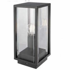 MANTRA COLECCION Borne Lumineuse Extérieure Graphite Design - Transparent