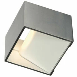 SLV LOGS IN Applique Carrée Alu Brossé 6,7W LED 3000K (151325)