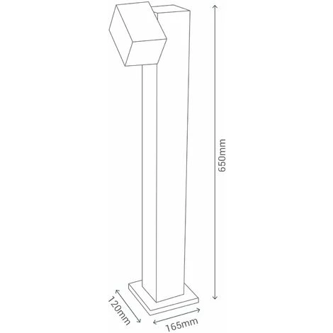 SULION Balise Extérieure LED 7W 3000K Marron IP54 – Image 2