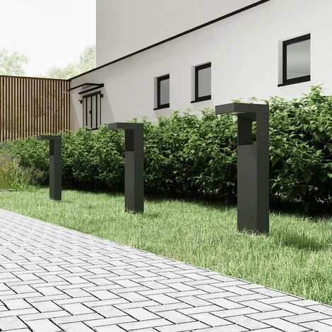 ARCCHIO LED Borne Eclairage Exterieur 'Dynorma' En Aluminium - Graphite – Image 2