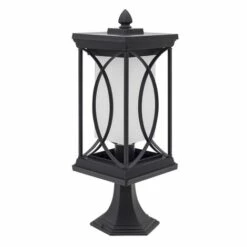 FABRILAMP FAB 125271109 | Grand Mur D'enceinte. Jardin Extérieur 1xe27 Noir 47x16,5d