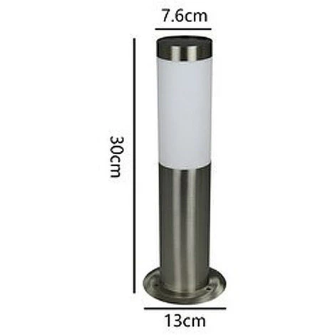 PERLE RARE 2 Pièces Borne Lumineuse Extérieure Style Moderne En Acier Inoxydable Et Acrylique Pour Jardin Piscine Allées IP55 – Image 3