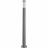 FORLIGHT Balise Ip55 Koral 900mm E27 23w Acier Inoxydable 1423lm - Argent