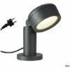 Borne Extérieure SLV ESKINA Anthracite, Hauteur 30 Cm Avec LED Variable Intégrée - Anthracite