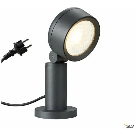Borne Extérieure SLV ESKINA Anthracite, Hauteur 30 Cm Avec LED Variable Intégrée - Anthracite – Image 3