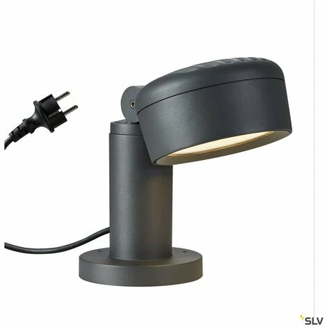 Borne Extérieure SLV ESKINA Anthracite, Hauteur 30 Cm Avec LED Variable Intégrée - Anthracite – Image 4