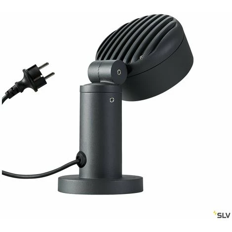 Borne Extérieure SLV ESKINA Anthracite, Hauteur 30 Cm Avec LED Variable Intégrée - Anthracite – Image 5