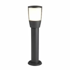 SEARCHLIGHT LIGHTING Searchlight Tucson - Petite Borne Extérieure à 1 Ampoule Gris Foncé Clair IP44, E27
