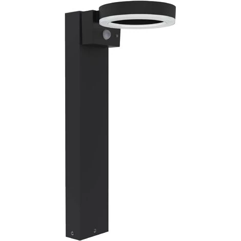 LUMIHOME Borne Led Extérieure Solaire Daytona Led 80 Cm - Noire - Convertible En Applique – Image 3