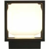 SEARCHLIGHT LIGHTING Searchlight Athens Luminaire LED Extérieur à 1 Lumière, Moulé Sous Pression, Abat-jour Opale IP54 3000K