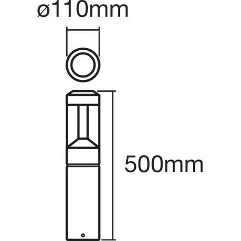 LEDVANCE, S.A.U LEDVANCE Ampoule Smart+ Bluetooth MODERN LANTERN 50CM RGBW Borne Extérieur Couleur Changeante – Image 2