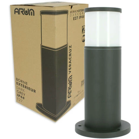 ARUM LIGHTING Lot 2 Bornes Extérieures Anthracite VERACRUZ Hauteur 35cm – Image 3