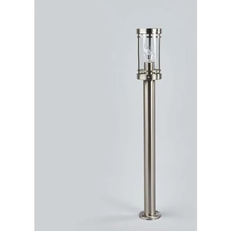 LINDBY Luminaire Extérieur 'Djori' En Inox - Inox, Transparent – Image 3