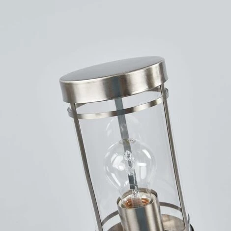 LINDBY Luminaire Extérieur 'Djori' En Inox - Inox, Transparent – Image 4