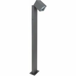 ETC-SHOP Path Lights Outdoor Lampadaire De Jardin Extérieur Anthracite Lampadaire Extérieur Terrasse Sur Pied, Pivotant, 1x GU10, Lxlxh 11,5x7,2x80 Cm