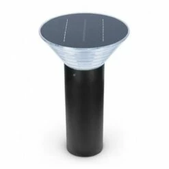 VISION-EL Potelet Solaire Conique LED 4W 3000K Noir 380mm - Noir