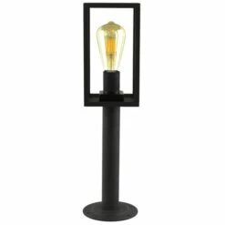 AREV Borne De Jardin Extérieur SOLWEIG 45cm Avec Ampoule Led Filament 7W