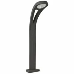 Borne Potelet Exterieur LED 4.5W Anthracite Hauteur 740mm Lumière Chaud 3000K 450lm 230V IP44 CRISE ARLUX