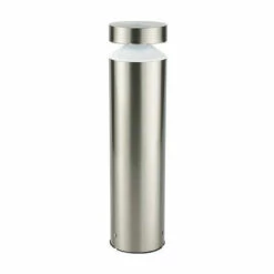 Borne Extérieure LED 6W Finition Inox Hauteur 400mm Ø 100mm 4000K 600lm 230V étanche IP44 Oslo ARLUX