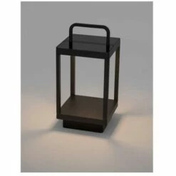 NOVA LUCE Potelet Lumineuse E BALI Anthracite LED 2 W H36