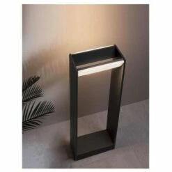 NOVA LUCE Potelet Lumineuse E TWIN Gris Foncé LED 2x5 W