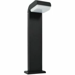 INLIFE Lampe LED D'extérieur 9 W Noir Ovale