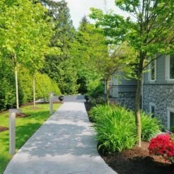 NORLYS Potelet GRIS ALUMINIUM ASKER 11,3W Max 85cm