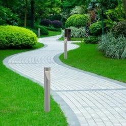 NORLYS Potelet Gris Aluminium OPPLAND 10,9W 85cm