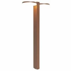 QAZQA Esmee - LED Lampe Sur Pied Extérieur Moderne - 2 Lumière - L 16 Cm - Brun Rouille - Moderne - Éclairage Extérieur - Brun Rouille